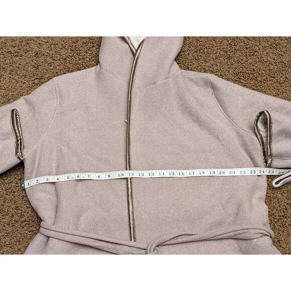 Anthropologie Sweater Robe Pure Good Womens Sherpa Hoodie Size X Small/ Small - Picture 9 of 11